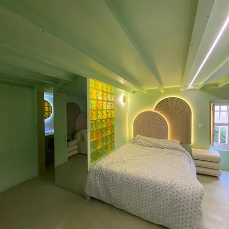 Appartement Loft Design 2 Bedrooms And 2 Private Bathrooms With Ground Floor Living Parijs